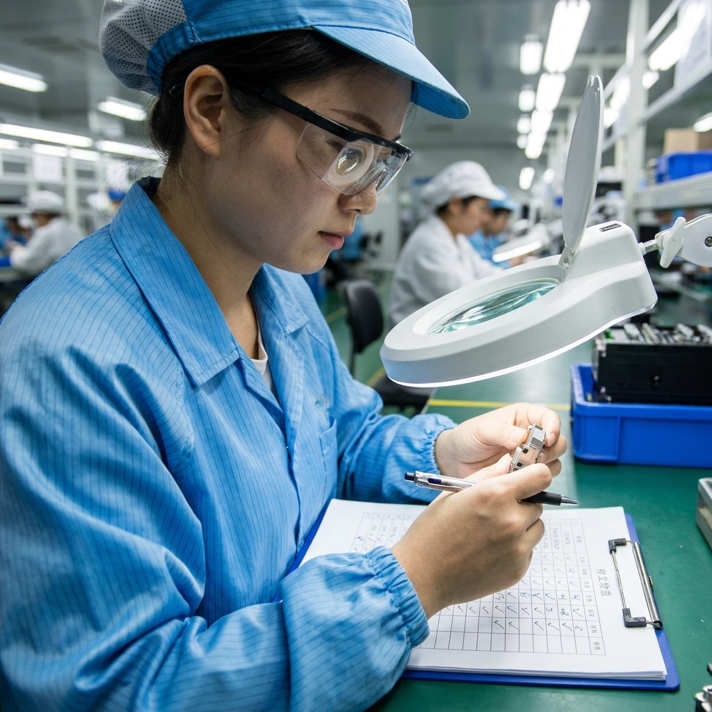 Control de calidad en fábrica China
